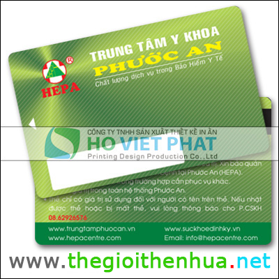 in thẻ nhựa giá rẻ tại tphcm - Mẫu in thẻ nhựa khám bệnh, thẻ nhựa bệnh nhân, thẻ khám bệnh bằng nhựa cho phòng khám