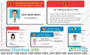 In Thẻ Nhựa Nhân Viên Tại Sài Gòn Đảm Bảo Uy Tín - Chất Lượng Cao