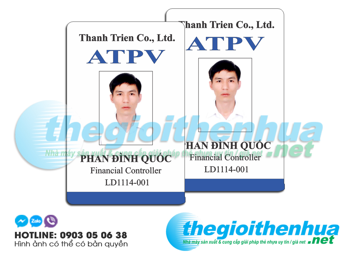 Thẻ nhân viên chấm công