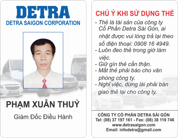 cơ sở in thẻ nhân viên tại quận Tân Bình