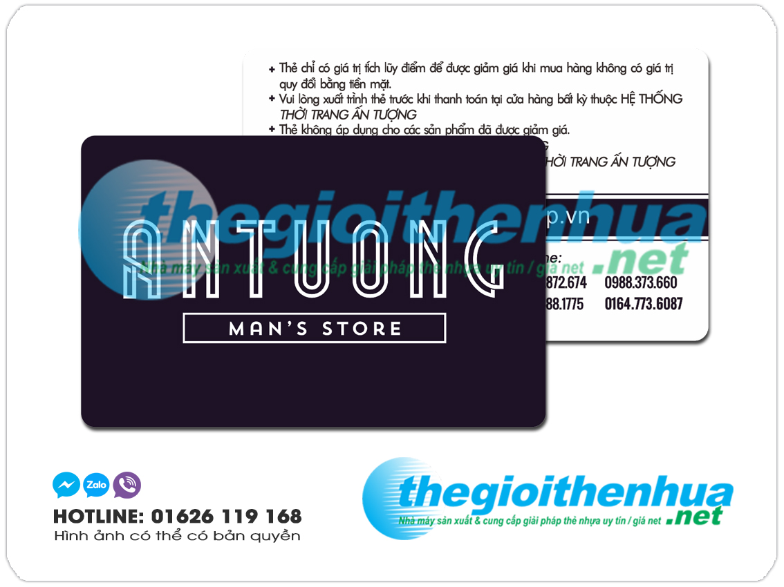 Thẻ khách hàng thân thiết tại Ấn Tượng shop