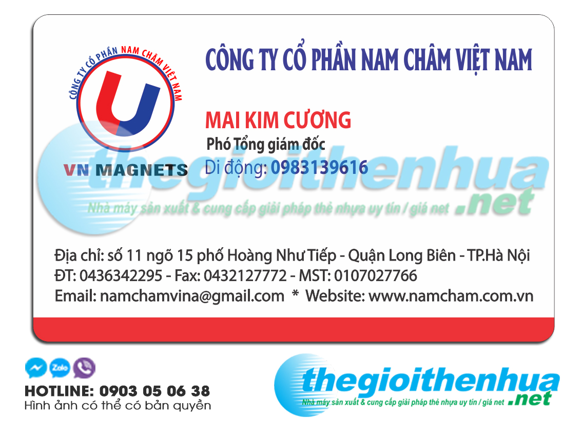 In name card trong suốt cao cấp cho công ty