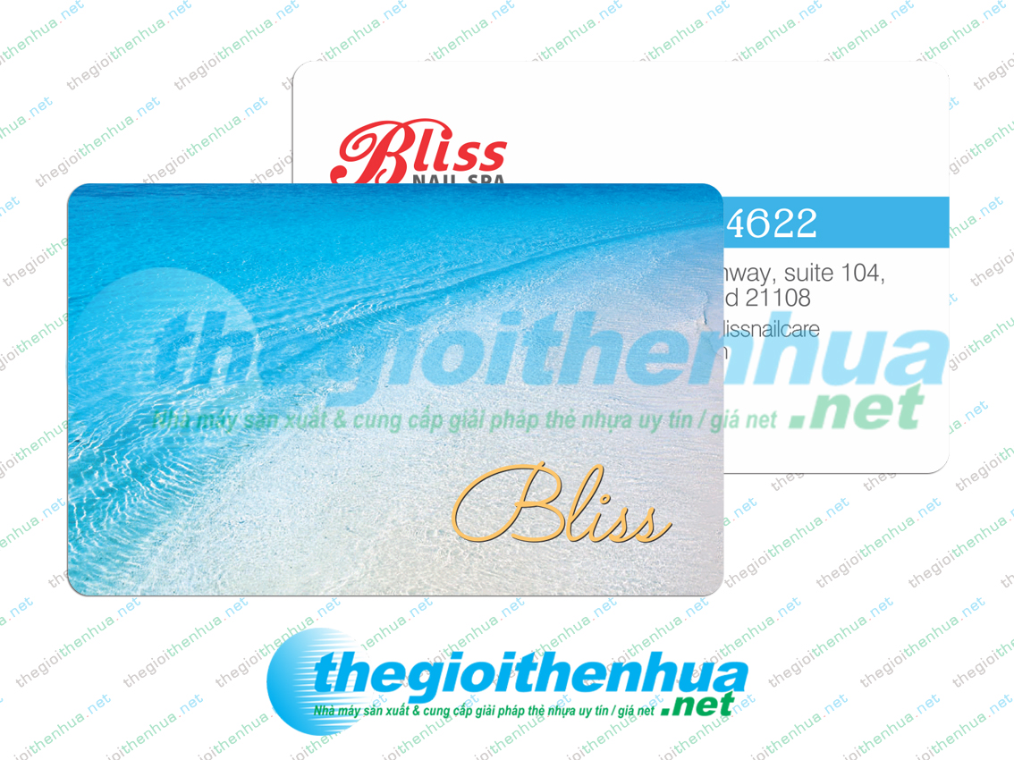 In member card cho Bliss Nailbar