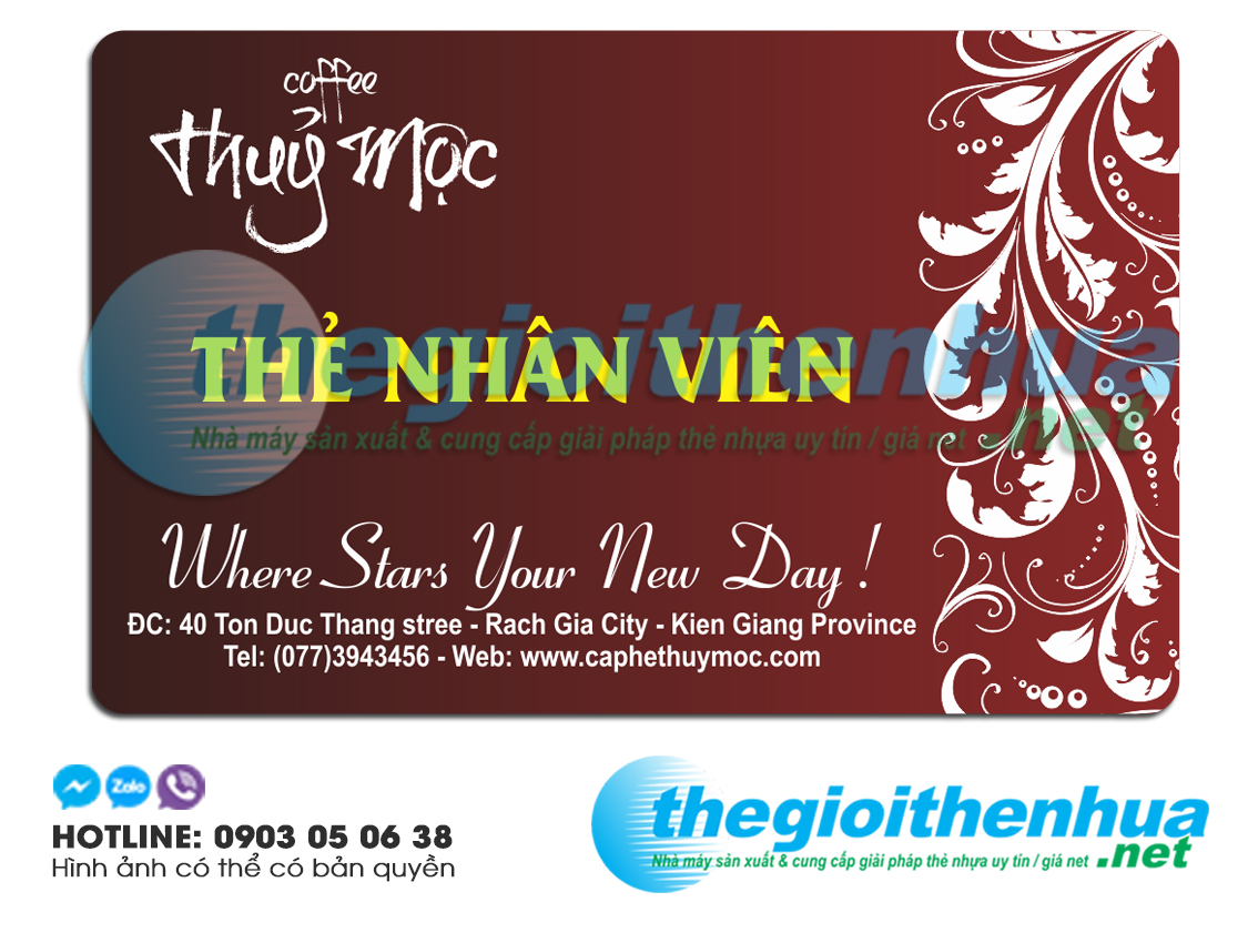 In thẻ nhân viên đẹp tại xưởng uy tín với giá hợp lý