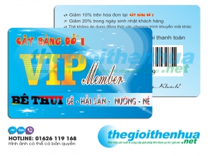 In member vip card cho quán cây bàng đỏ 1