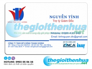 In name card giám đốc cho công ty Đông Thuận Vương