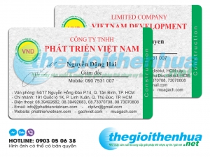 In name card nhựa đẹp cho công ty