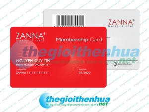 In membership card cho Zanna