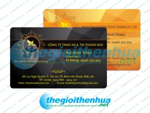 In member card cho Thanh Mai Hotel