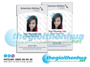 In thẻ nhân viên cho American Airlines