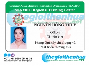 In thẻ nhân viên cho công ty SEAMEO